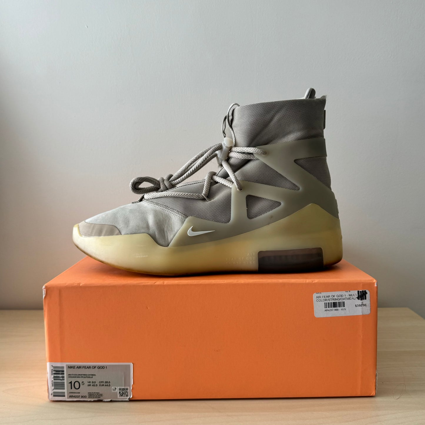 Nike Air Fear of God 1 Oatmeal