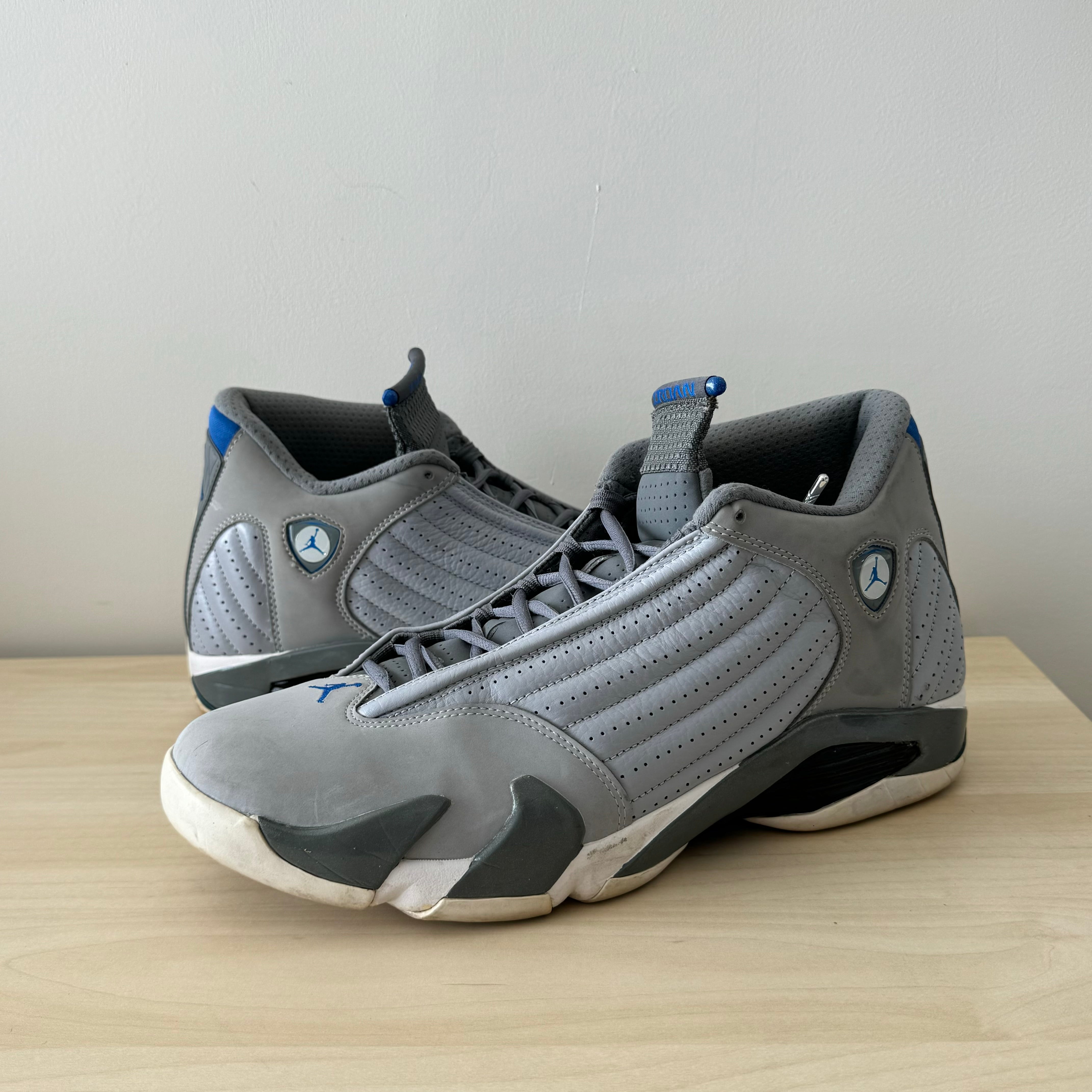 Jordan 14 wolf grey best sale