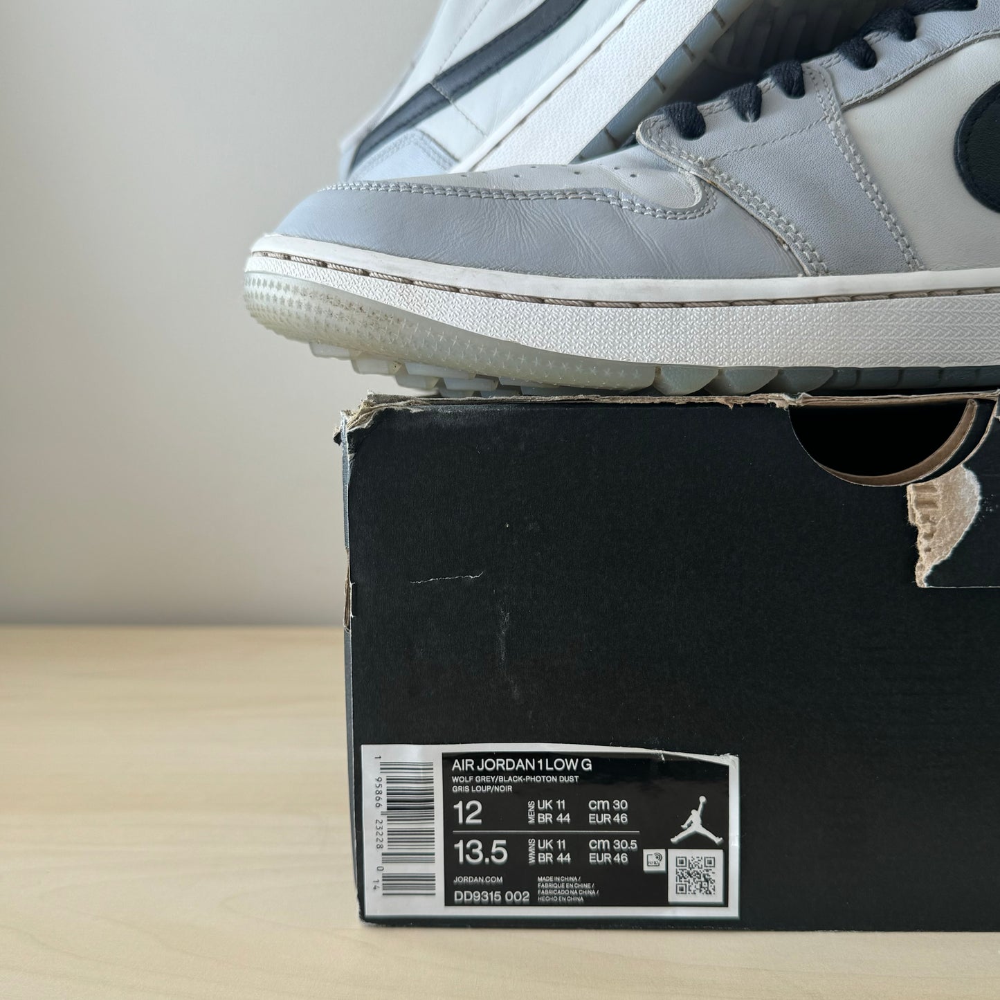 Jordan 1 Retro Low Golf Wolf Grey