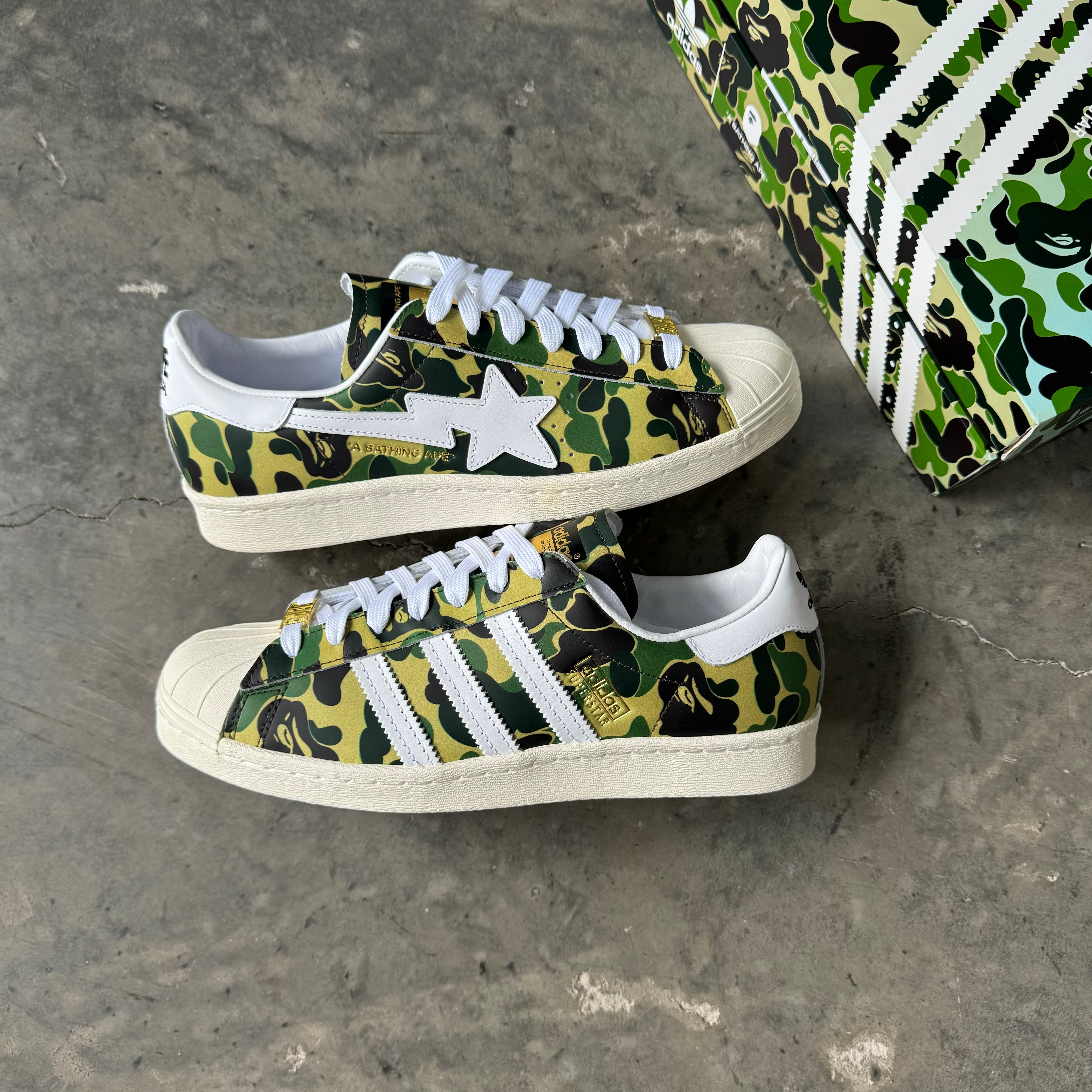 Bape superstar 80s popular adidas